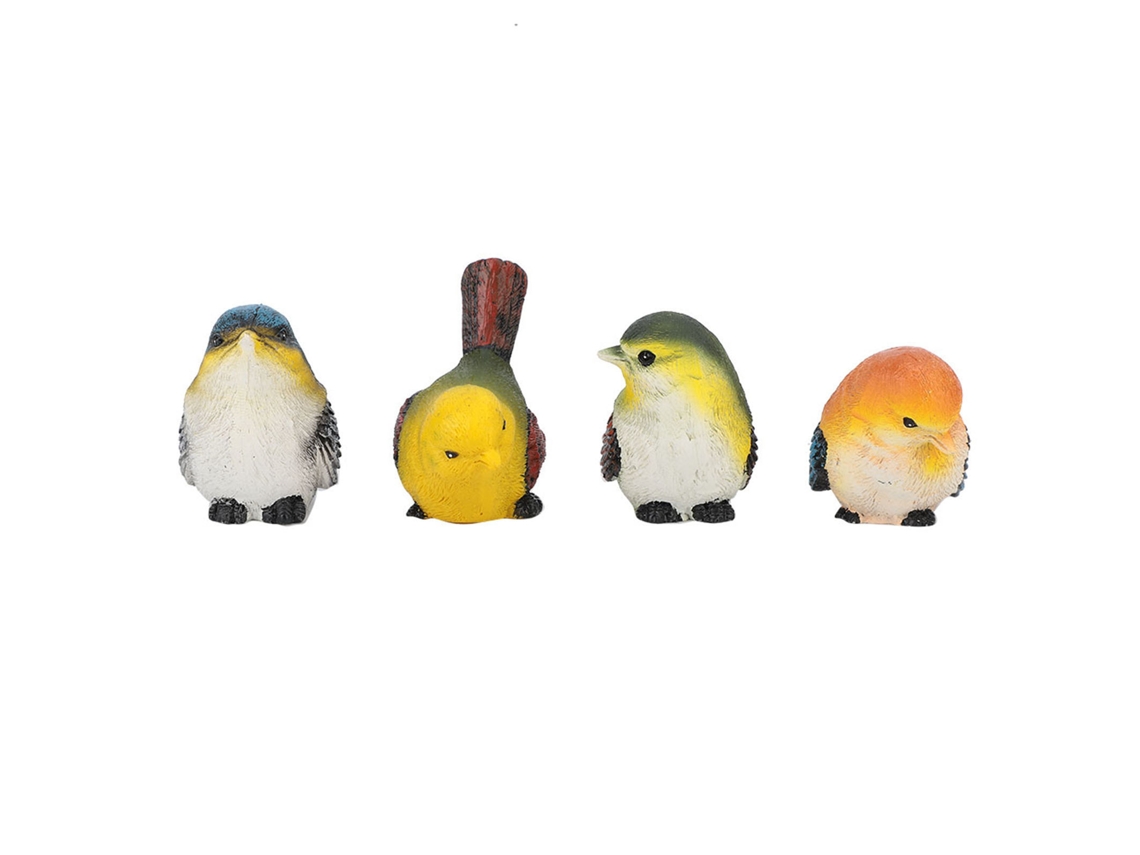 Peças De Figuras De Pássaros De Resina Para Jardim