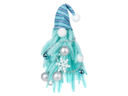 Laxiscreed Decoração De Natal Para Mesa Com Árvore E Floco De Neve Azul