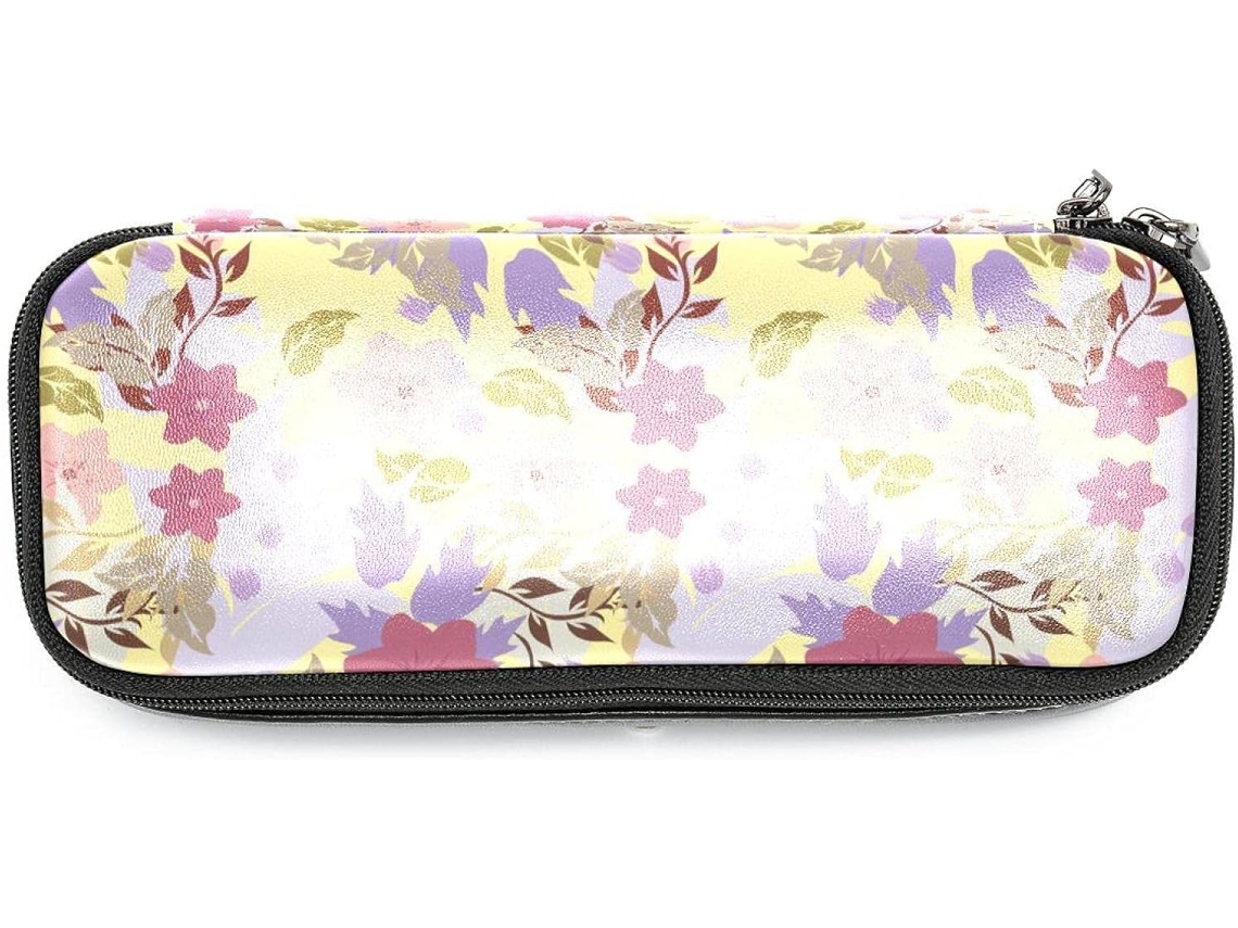 Stojo Grande Com Estampa Floral Retrô, Organizador de Maquiagem, Escola Ideal, Escrivaninha, Adultos, Meninas E