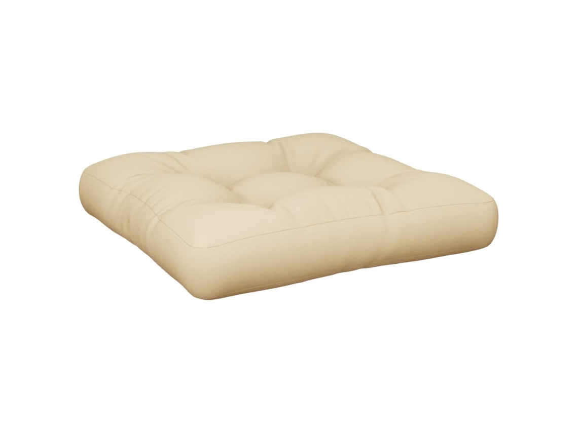 Pallet Cushion, Pallet Cushions Vidaxl Bege Tecido (60 X 60 X 12 Cm)