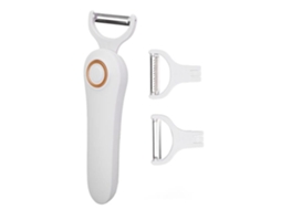 Descascador Elétrico Recarregável Vgeby, 3 Lâminas De Corte, Lâminas De Aço Inoxidável, Para Frutas E Legumes