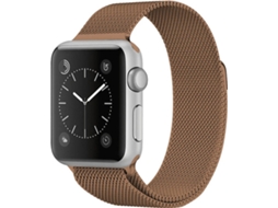 Bracelete Milanese Loop Apple Watch Series 7 41mm Castanho