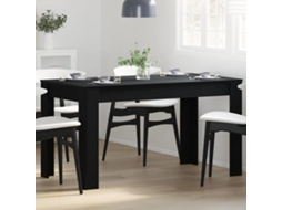 Vidaxl Mesa De Jantar Carvalho Preto 140 X 74,5 X 76 Cm
