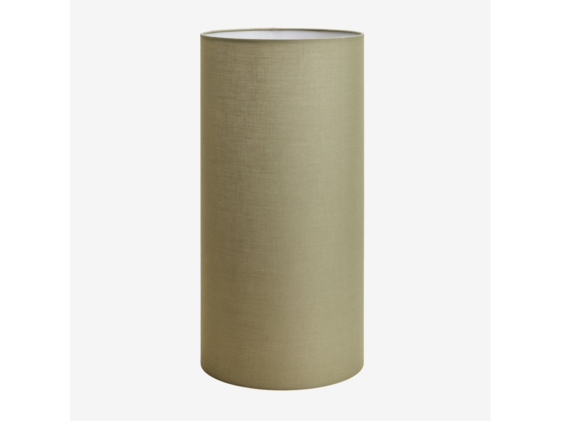 Sklum Arlina Tecido Para Abajur Linho Verde Sálvia Ø30 Cm - ↑60 Cm