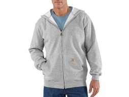 Moletom De Ajuste Solto Com Zíper K122 Cinzento 2XL CARHARTT