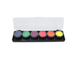 Laxiscreed Kit De Tintas Faciais E Corporais Com 4 Cores Seguras, Hipoalergénicas E À Prova D'água