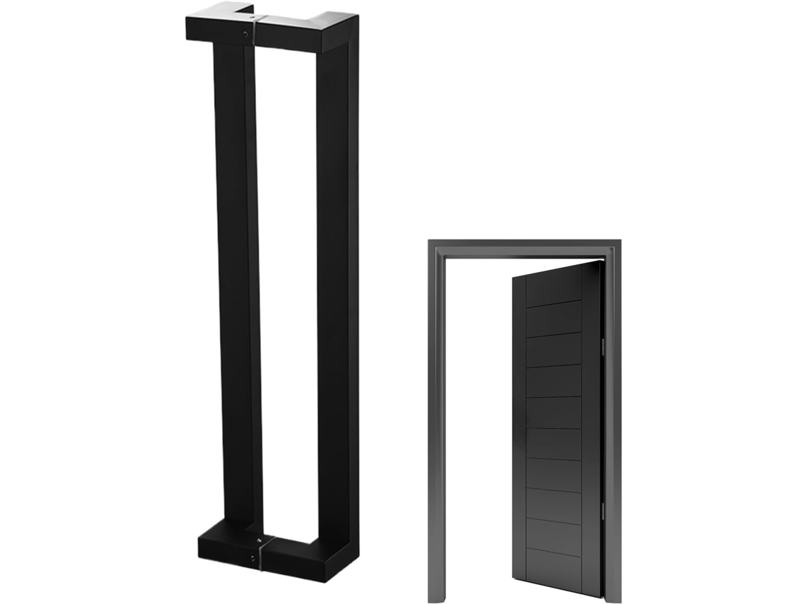 Porta De Aço Inoxidável 60 Com Puxador Deslizante | Porta De Armário Em Cm