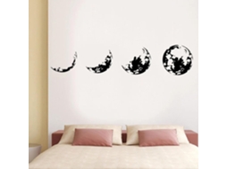 Adesivos Murais De Lua Com Magníficos Motivos De Fases De Lua, Para Decoração De Salão, Quarto E Quarto De Criança.