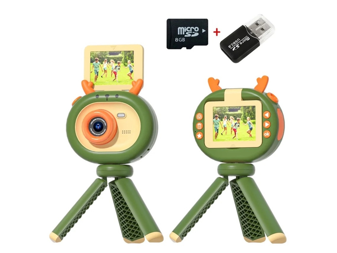 Yizhood 4800W HD Pixel 24 polegadas 180 graus de rotação mini câmera infantil com tripé 8g