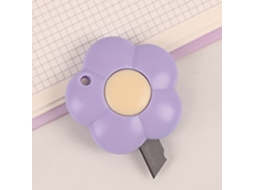 Cortador De Caixas Mini Cute Com Buraco De Suspensão Multifuncional Flor Roxa