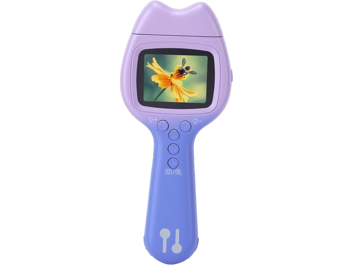 Microscópio Digital Portátil Com Tela De 2 Polegadas Ampliação Óptica