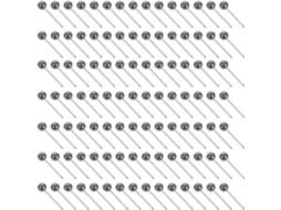 Fomiyes 500-tachinhas De Plástico Preto E Aço Para Quadro Avisos, Cabeça Redonda, Resistentes E Confiáveis Para