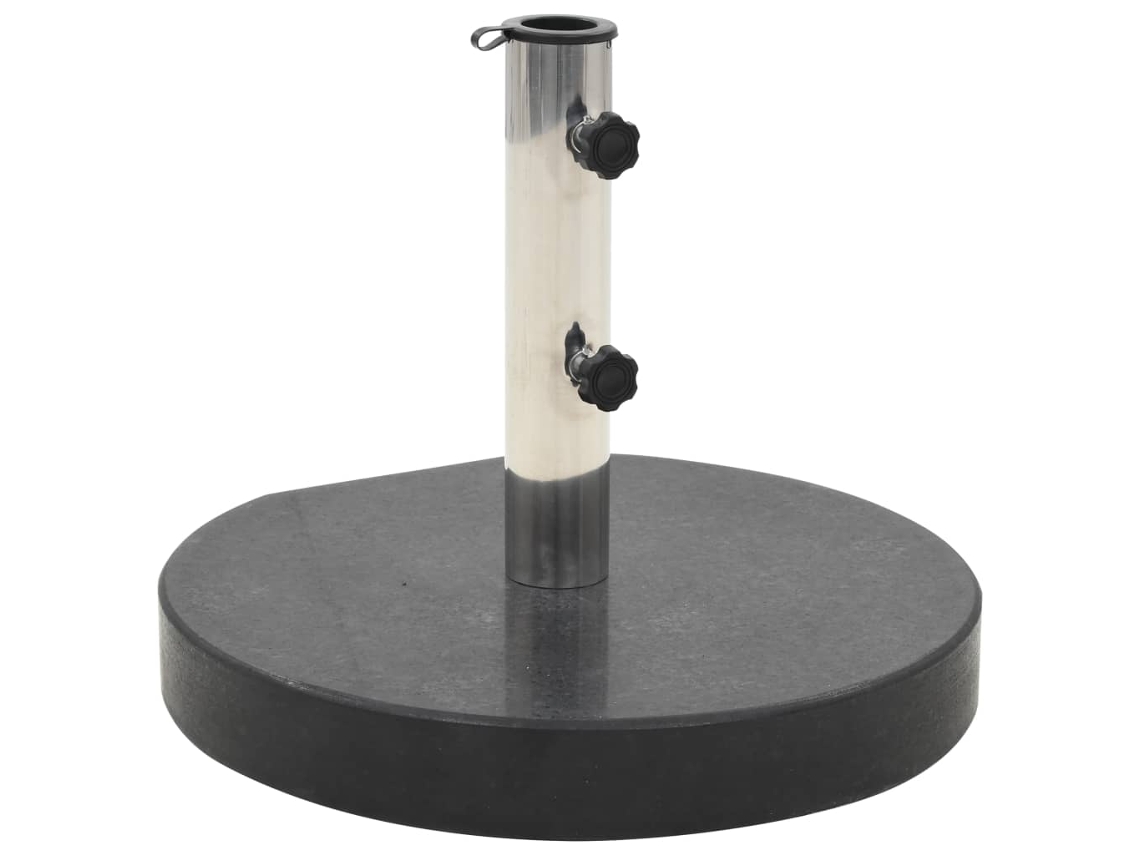 Parasol Base, Parasol Bases Vidaxl Preto Granito (n/a)