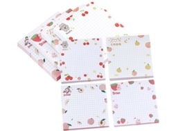 Blocos-notas Portáteis Multifuncionais Motif Fleur, Papier, 8 Carnets De 80 Feuilles, Pour Étudiants Et Bureau