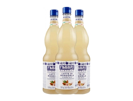 Schnapp FABBRI Sirope Leche de Almendras Sem Álcool (1 L - 3 Unidades)