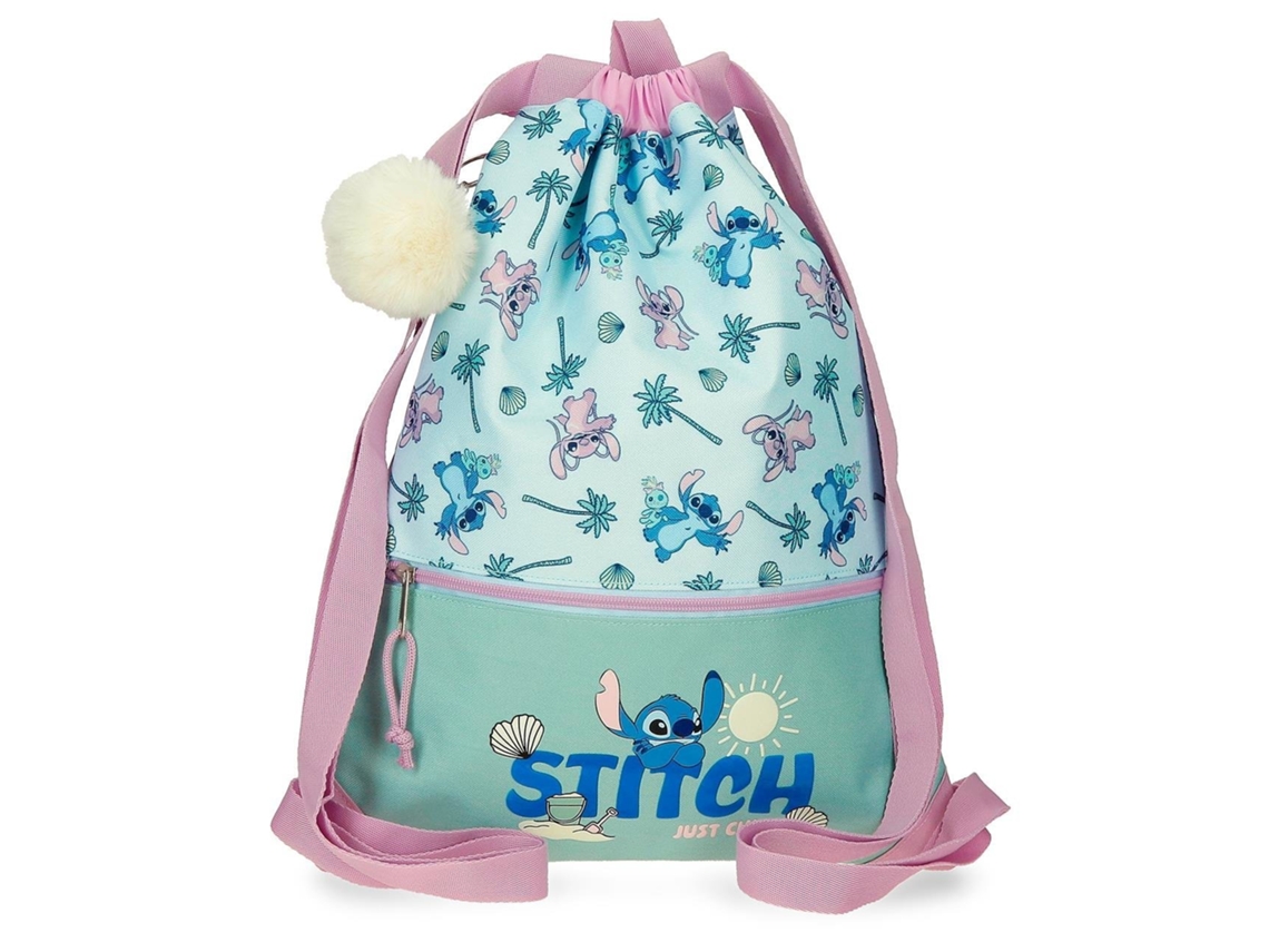 Saco Gym Stitch Just Chill (turquesa 35x46x0 Cm)