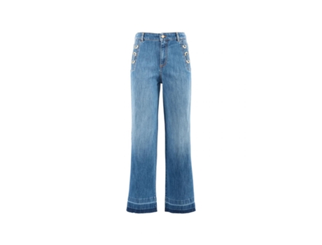 Jeans De Mulher Nenette Santorini Algodão Azul (32)