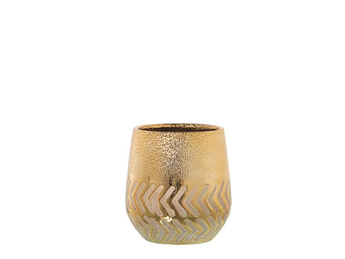 Conjunto de 2 Vasos DRW (Dourado)