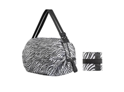 Sacola de Compras Dobrável em Lona para Supermercado, com Grande Capacidade, Portátil, Impermeável e Ideal para Viagens e Armazenamento. GOKOCO