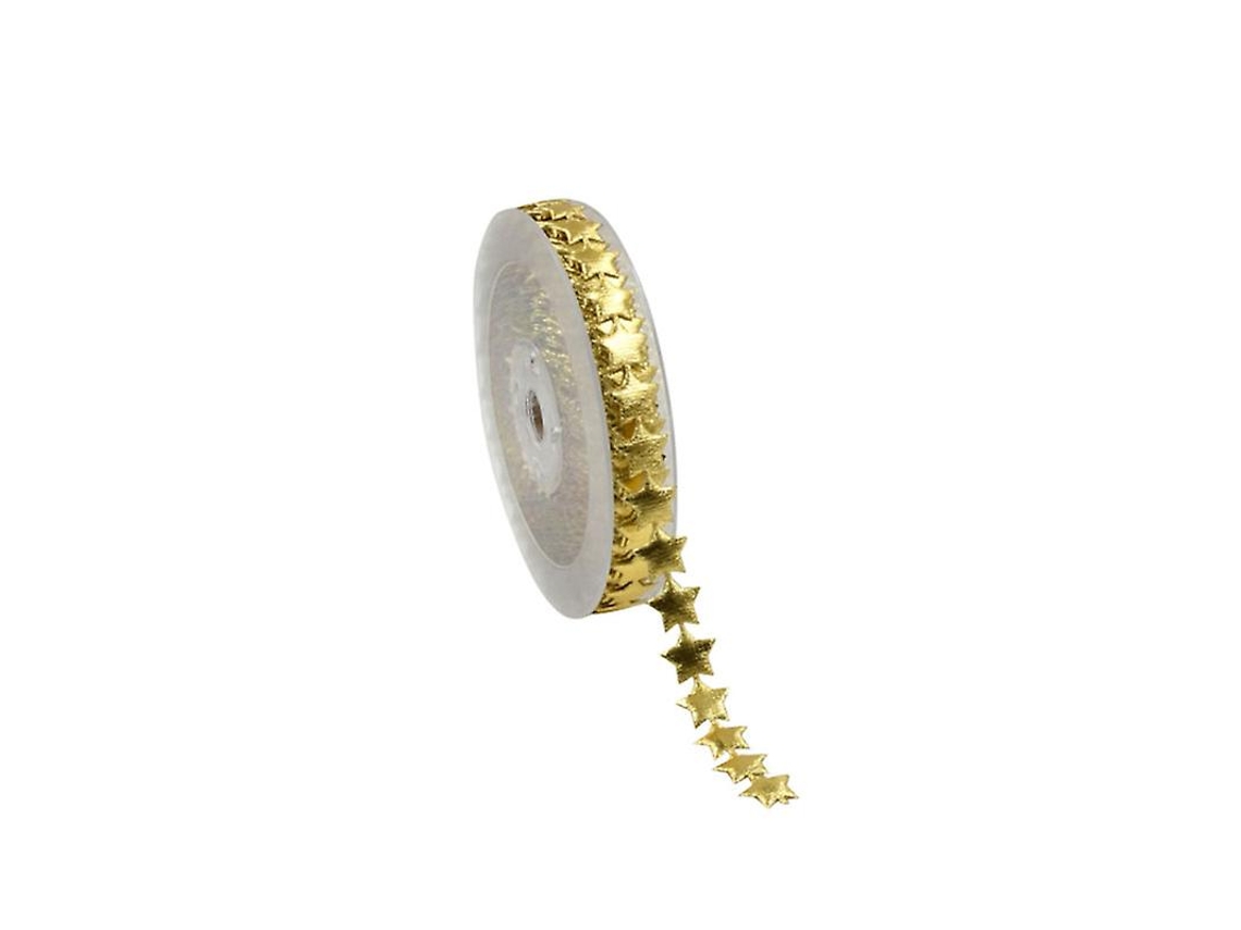 1 Rolo de Fita Decorativa de Natal ALLINLESS