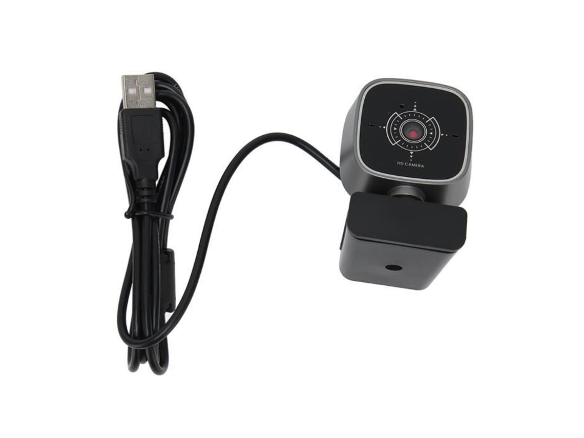 HURRISE Usb Webcam Hd 1080P 30Fps Usb Clip Web Camera Visão de 360 Graus Redução de Ruído Câmera de Caixa de Computador