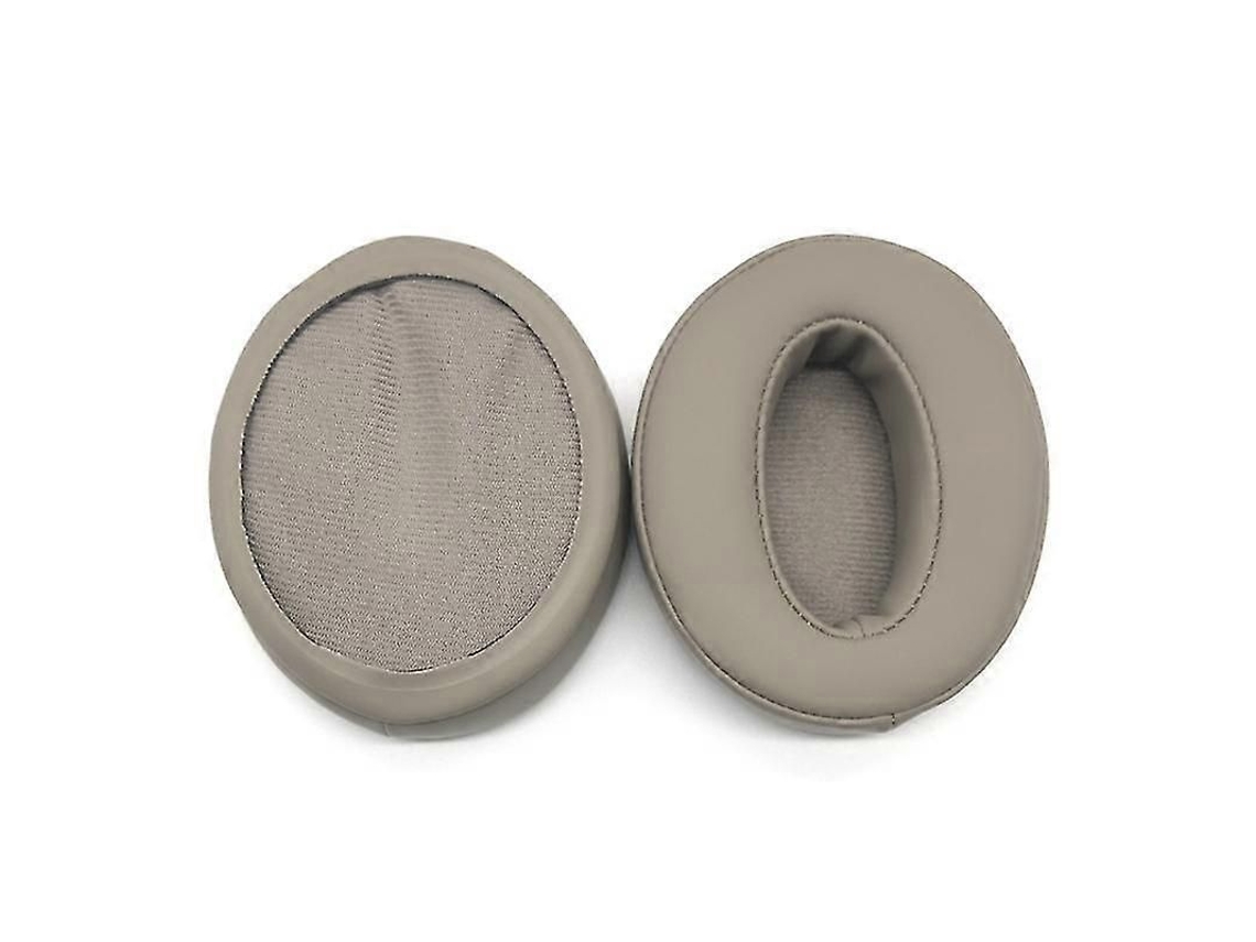 Conjunto de Almofadas para Fones HD4.50BTNC, HD4.40BT, HD4.30, HD350, HD400S, HD458BT, Couro de Proteína Marrom YURU