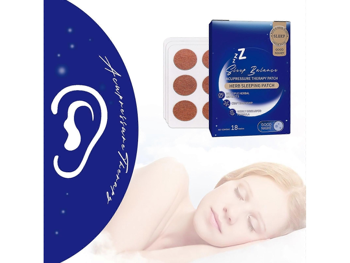 18pcs Patches De Sono Natural Para Crianças, Sleep Aids Para Adultos Dormindo Patch Para Melhorar A Qualidade Do Sono Auxiliar Adesivos De Sono N