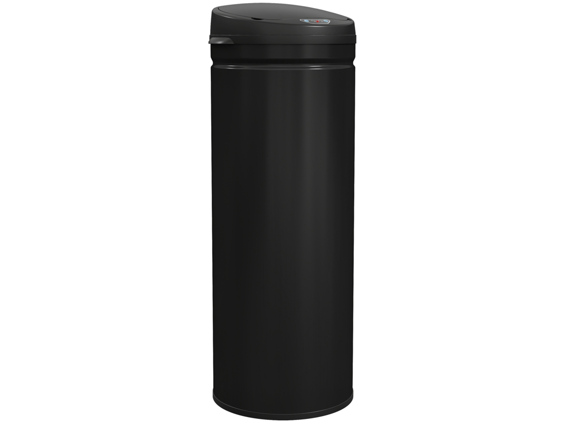 Lixeira 50l Sensor Movimento Fechamento Suave Aço Inox Cozinha Higiênica
