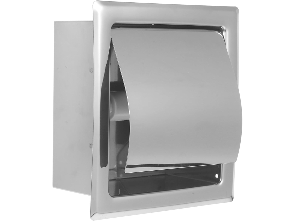 Suporte De Papel Higiênico Parede Em Aço Inoxidável Para Banheiro E Cozinha, Com Design Elegante E Que Economiza Espaço