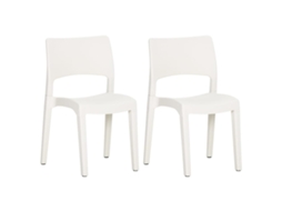 Garden Chair, Garden Chairs Vidaxl Branco Polipropileno (n/a)