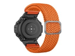 Bracelete de Nylon Flexível com Fivela Ajustável para Huami Amazfit T-Rex/T-Rex Pro/Ares Laranja