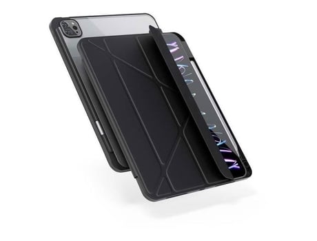 Capa flip Epic Hero para iPad Pro de 12,9 polegadas (preta, 2018/2020/2021/2022)