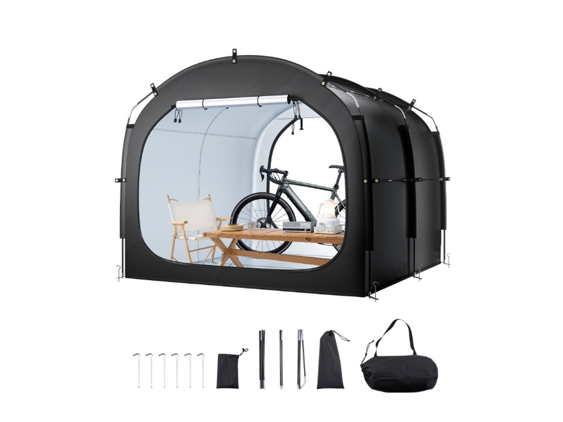 Tenda, Garagem Ou Armazém Para Bicicletas 224x247x198 Cm Em Oxford Impermeável Tekmaquinas