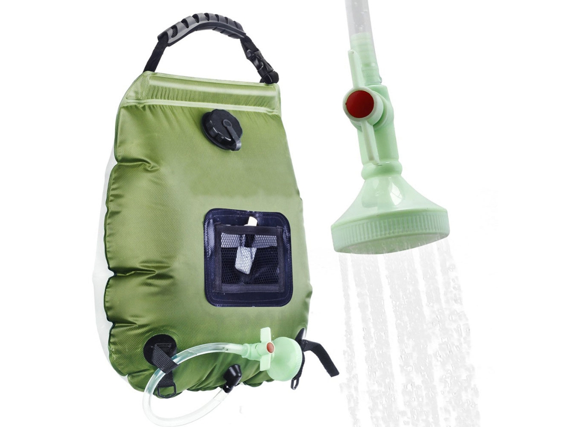 Mali saco de Banho para Camping a Chuveiro Portátil 20l Capacidade Aquecimento Solar para Exterior