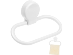 Porta-toalhas Autoadesivo Branco Em Abs Para Cozinha E Banheiro, Sem