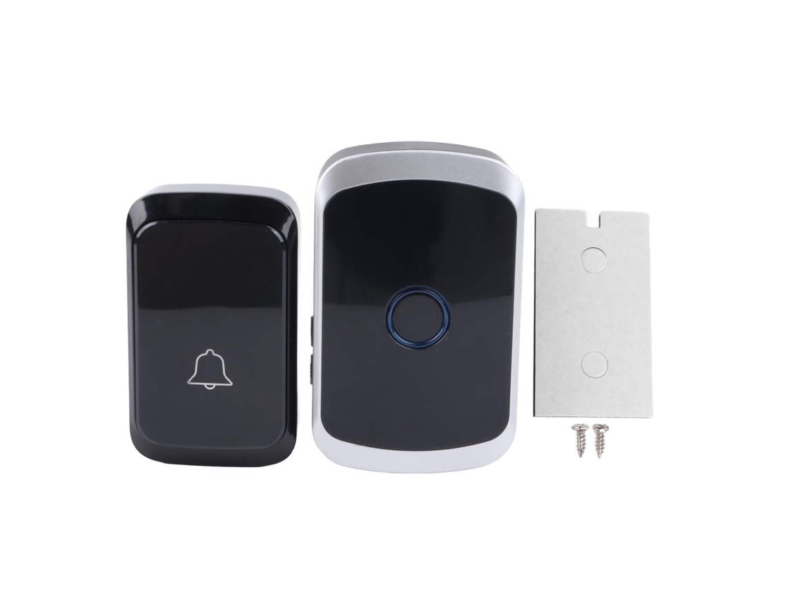 Timbre Sem Fio Com Sinal Estável Bateria Powered Fácil De Instalar Para Quarto Abs De Corrente Contínua