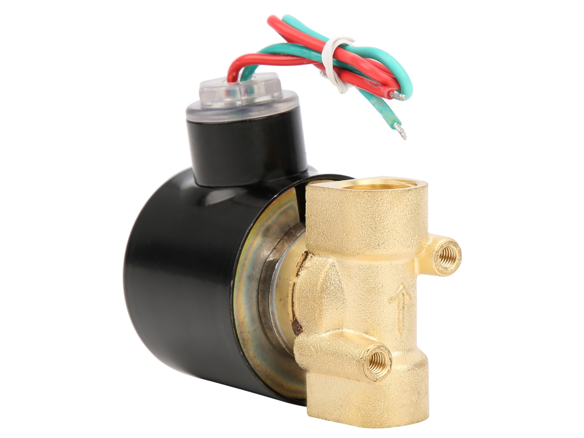 Válvula De Cobre Norm. Fechada Solenoide 24v Dc