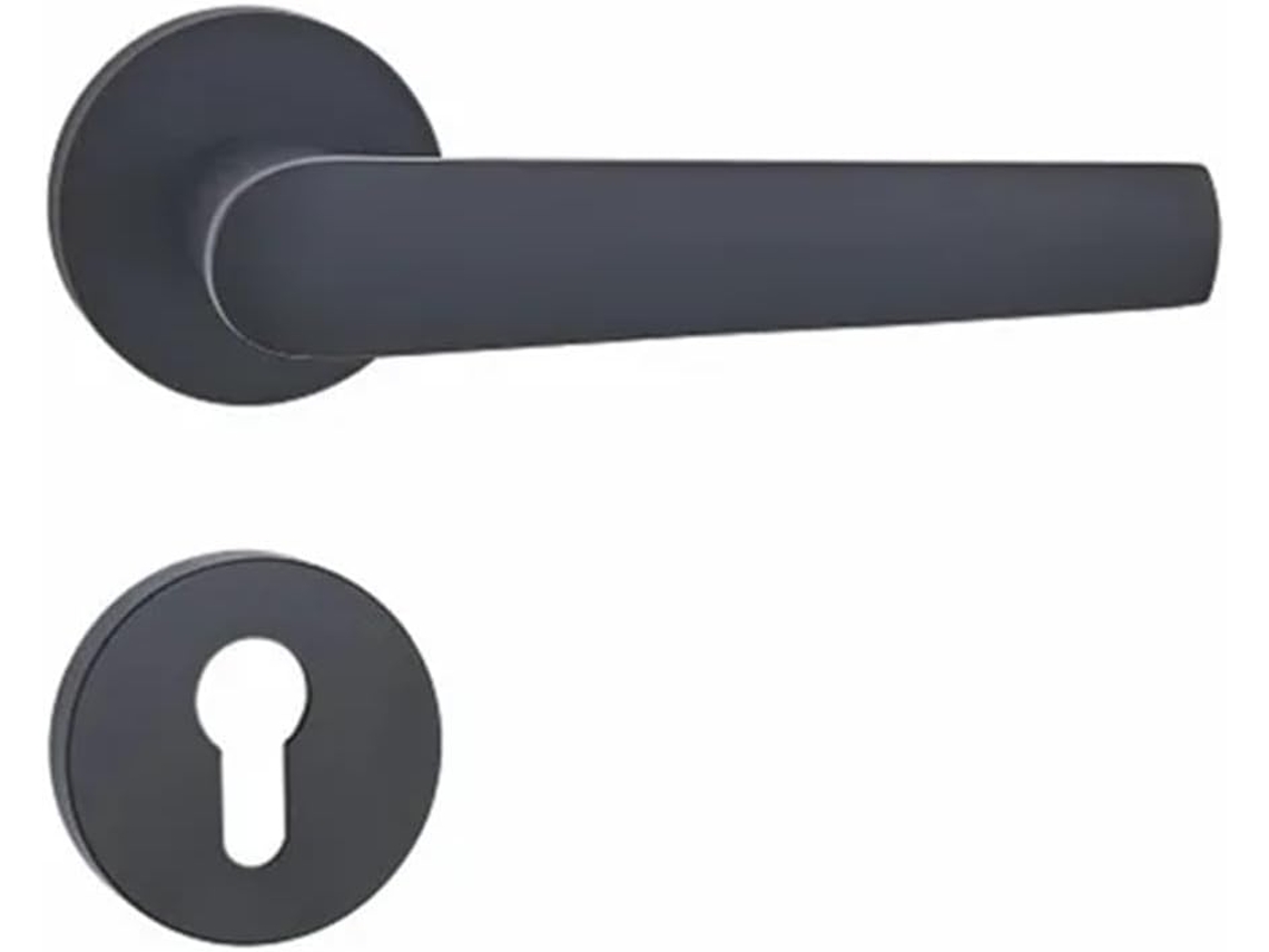 Fechadura Bipartida De Cobre, Silenciosa, Com Maçaneta Para Quarto, Cilindro Com Chave, Fechaduras Para Quarto, Casa, 1