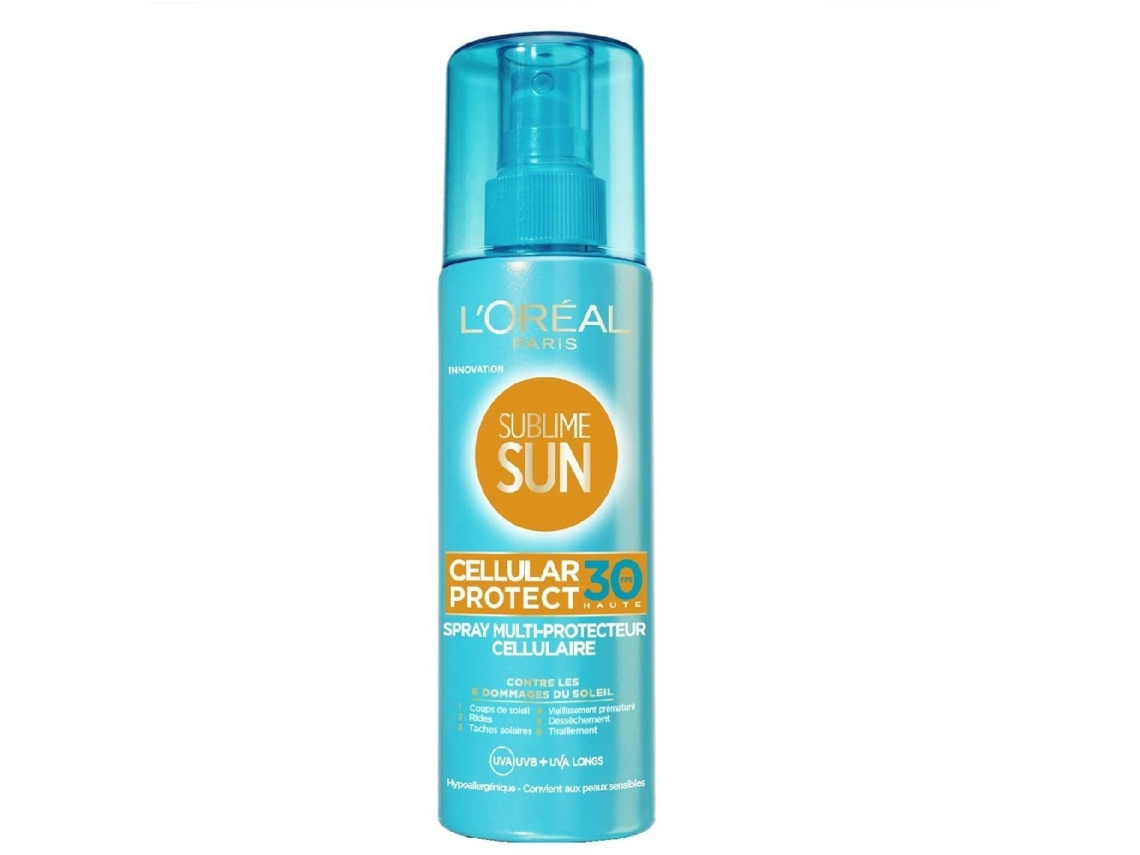 L'Oréal Paris Spray Protecteur Anti-Âge Solaire Spf 30 Sublime Sun ...