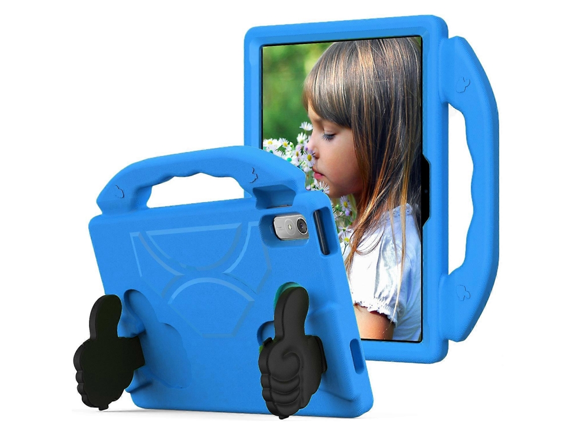 Capa Para Tablet Lenovo Tab P11 J606f Com Suporte Para Polegar E À Prova De Choque Em Eva.