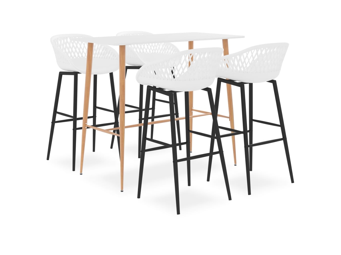 Bar Set, Bar Sets Vidaxl Branco Mdf
