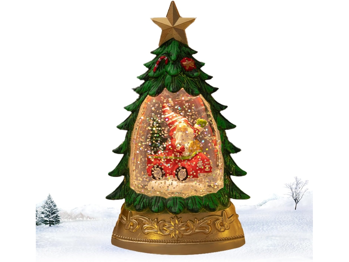 Lanterna Globo De Neve De Natal – Lanterna Globo De Neve Em Formato De