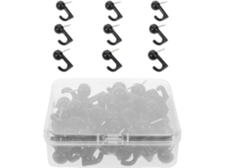 Tachinhas Pretas Gatuida Para Quadros De Cortiça 100 Unidades