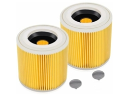 Conjunto De Dois Filtros De Substituição Para Aspiradores Wd3, Wd2, Wd3, Wd3p, Wd3, Mv2 E Mv3.