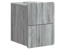 Gabinete de Canto com Gaveta Sonoma Cinzento MAISON EXCLUSIVE