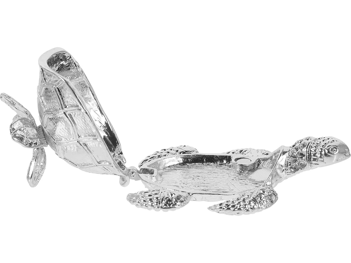 Suporte Para Exibição De Bola Cristal Grande Ultechnovo, Design De Tartaruga Em Metal, Pedestal Decorativo Estável Em