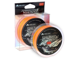 Linha Trançada Nihonto Fine 150 M Laranja 0.400 Mmmikado