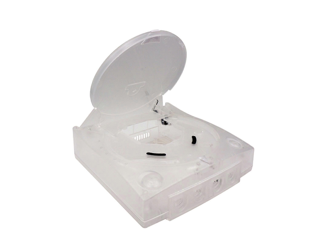 Capa De Plástico Transparente Translúcida Para Sega Dreamcast E Console De Videogame Dc Retro, Peças De Reposição, Branca Ly Ebike