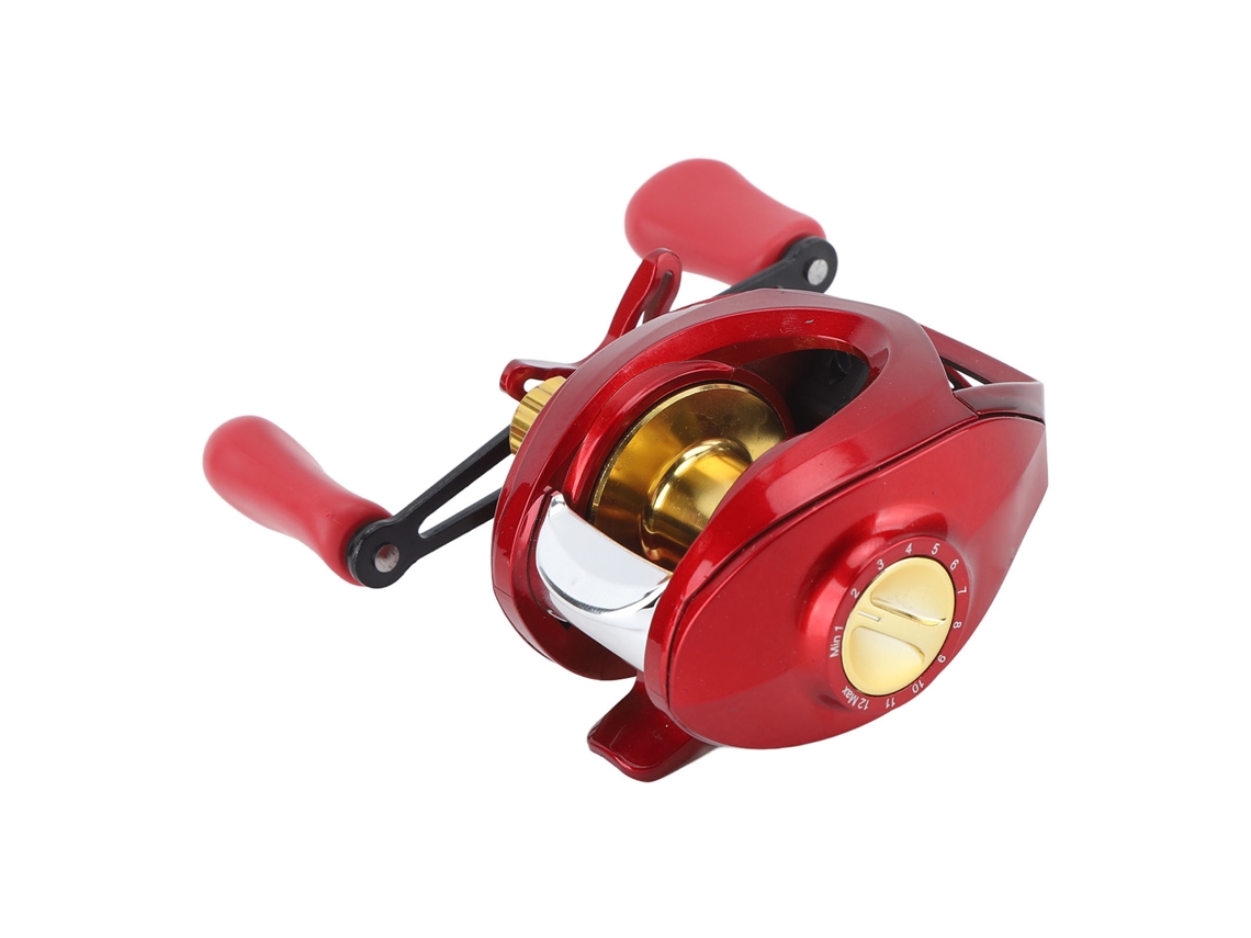 Molinete de Pesca Baitcasting Metal Esquerdo