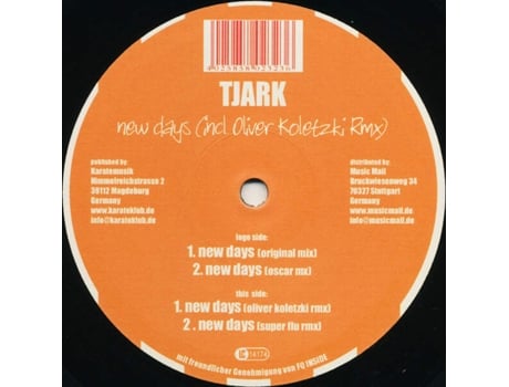 Vinil New Days Incl Oliver Koletzki Rmx Karatemusik